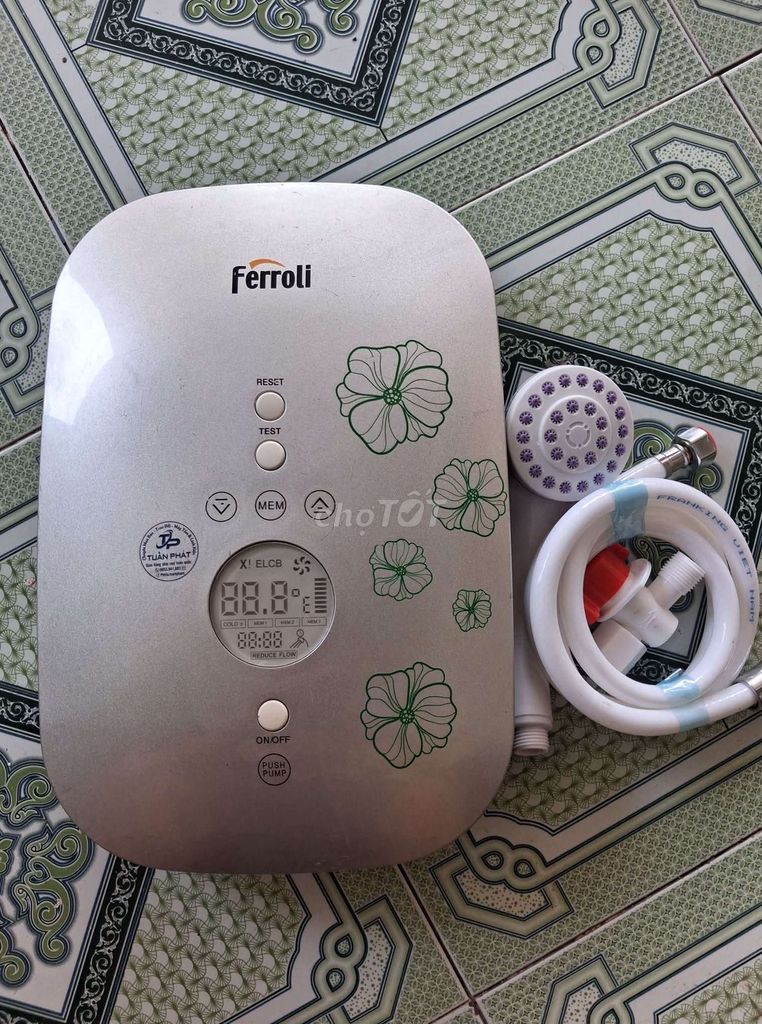 Máy nước nóng Ferroli X! ELCB. Mua bán Thiết bị vệ sinh, nhà tắm tại Thành phố Rạch Giá Kiên Giang được đăng bởi NHIỆT ĐỚI  hình 1