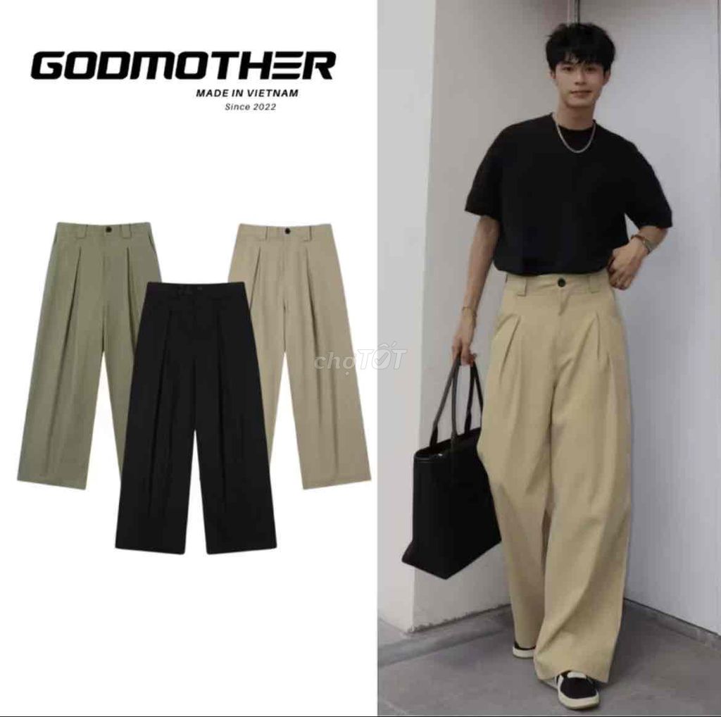 Quần ống suông GODMOTHER Nam Vải. Mua bán Quần áo tại Quận Cầu Giấy Hà Nội được đăng bởi Pass Quần Áo Nam hình 1