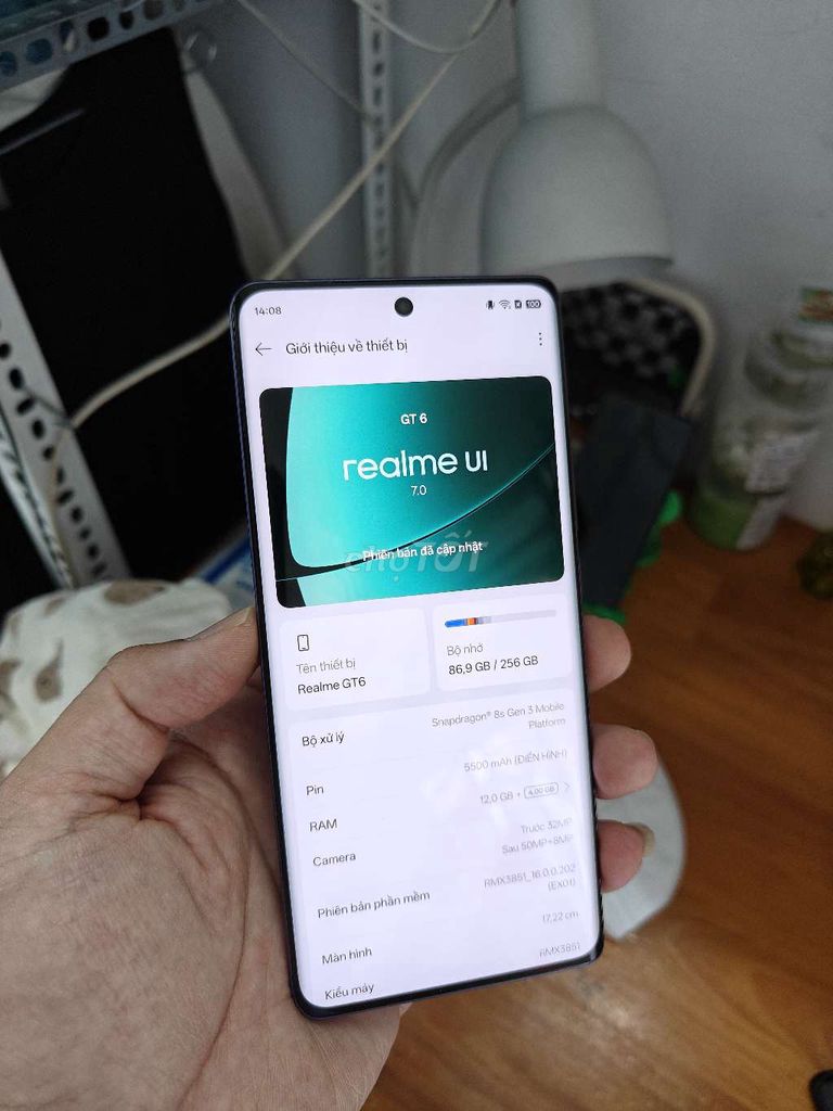 Realme GT Neo 6 256GB rom quốc tế. Mua bán Điện thoại tại Quận 5 Tp Hồ Chí Minh được đăng bởi ManhQuynh hình 1