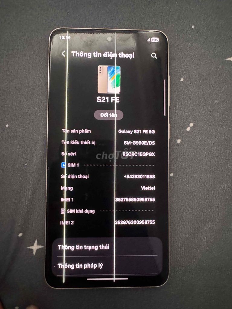 Samsung Galaxy S21 FE 5G Xanh rêu. Mua bán Điện thoại tại Quận Hải Châu Đà Nẵng được đăng bởi Trần Thị Minh Thùy hình 1