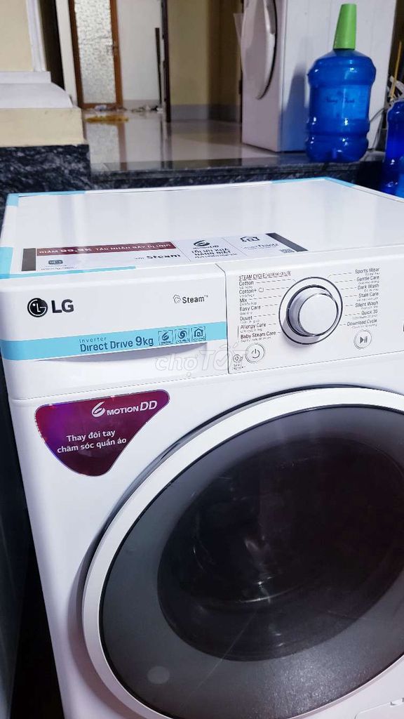 Máy giặt LG 9kg Inverter máy zin mới đẹp 90%. Mua bán Máy giặt tại Huyện Gia Lâm Hà Nội được đăng bởi CHUYÊN CÁC LOẠI MÁY GIẶT hình 1