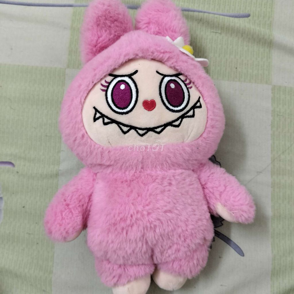 Thú nhồi bông Labubu Hồng 30cm