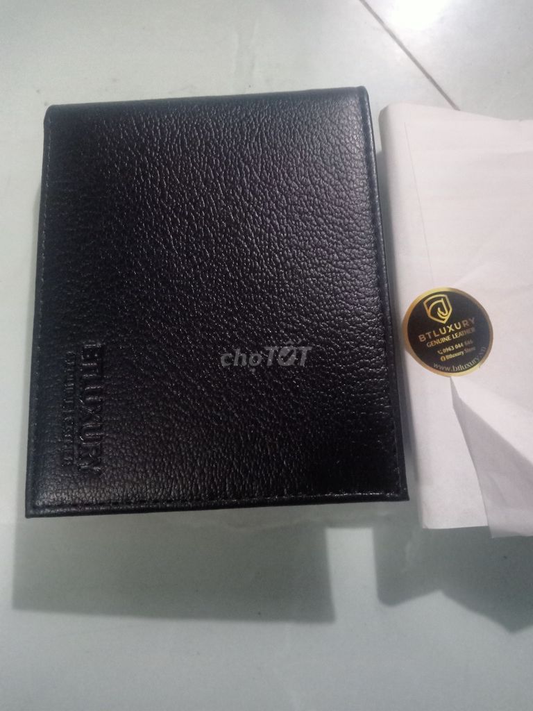 Ví da BTLUXURY Da thật Đen Unisex. Mua bán Túi xách tại Quận Liên Chiểu Đà Nẵng được đăng bởi Nhatanh Nguyen hình 1