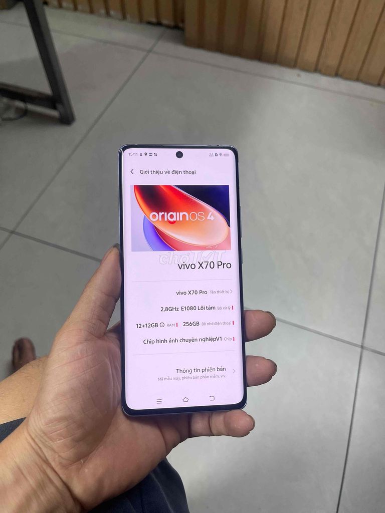 Vivo X70 Pro 256GB Xám. Mua bán Điện thoại tại Quận Ngũ Hành Sơn Đà Nẵng được đăng bởi Nguyen gia Hieu hình 1