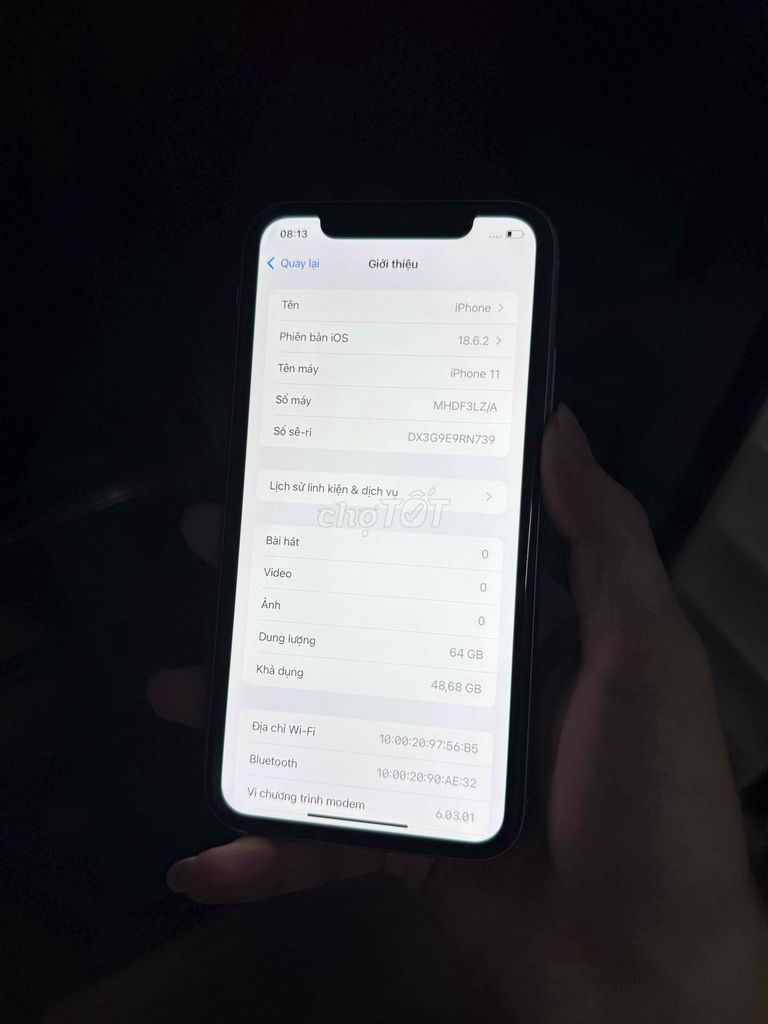 iPhone 11 Full chức năng cần bán. Mua bán Điện thoại tại Huyện Cầu Kè Trà Vinh được đăng bởi quốc tuấn hình 1