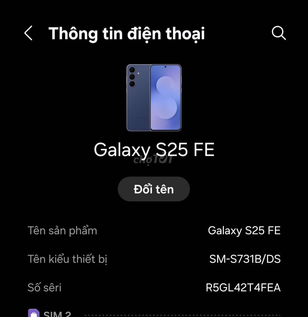 Samsung Galaxy S25 FE Xanh. Mua bán Điện thoại tại Quận Hoàng Mai Hà Nội được đăng bởi Phạm Tiến hình 1