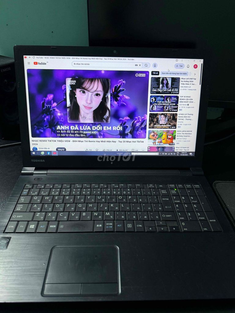 Laptop Toshiba i5-5200U 8GB SSD Đen. Mua bán Laptop tại Thị xã Cai Lậy Tiền Giang được đăng bởi Laptop CỎ hình 1