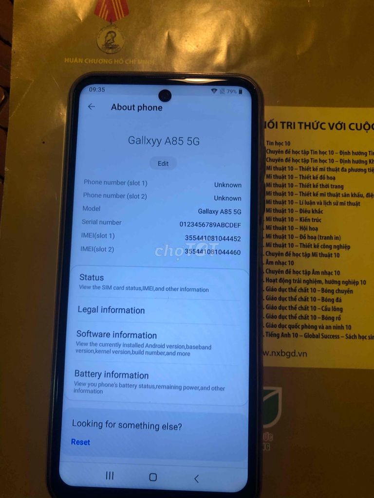 Galaxy A85 5G Xám 5G Mới nguyên seal. Mua bán Điện thoại tại Quận Tân Bình Tp Hồ Chí Minh được đăng bởi TMV hình 1