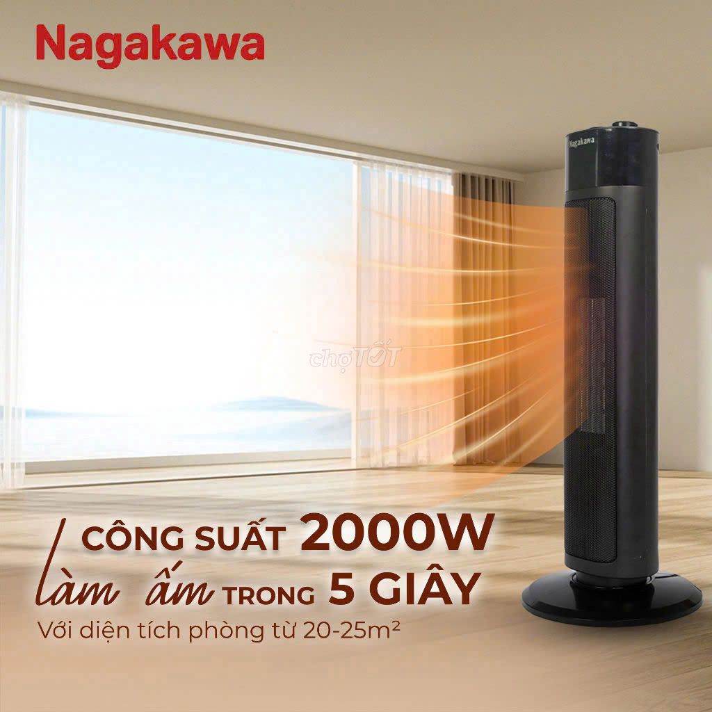 Máy sưởi gốm Nagakawa NEH8356 (2.000W)