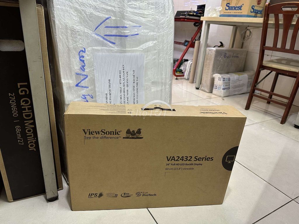 MÀN VIEWSONIC 100HZ FULL BOX NEW GIÁ TỐT