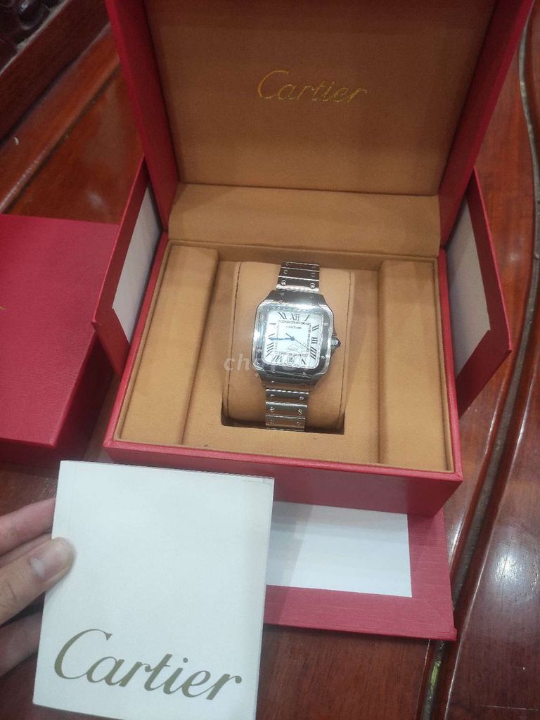 Đồng hồ Cartier Santos 40mm. Mua bán Đồng hồ tại Huyện Tiên Du Bắc Ninh được đăng bởi đồng hồ chất giá tốt hình 1