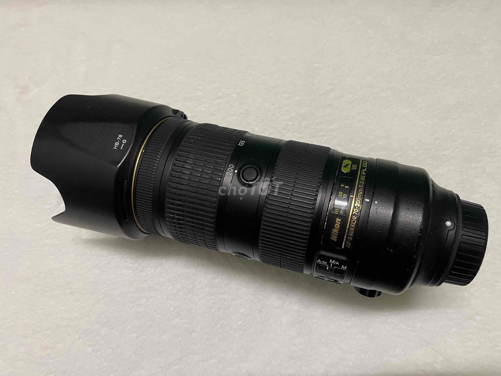 Ống kính Nikon 70-200 FL Đen. Mua bán Máy ảnh, Máy quay tại Quận Tân Bình Tp Hồ Chí Minh được đăng bởi nguyen nguyen hình 1