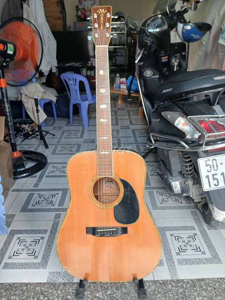 Đàn guitar Morris W60 Gỗ Nâu. Mua bán Nhạc cụ tại Quận Gò Vấp Tp Hồ Chí Minh được đăng bởi Anh Trung hình 1