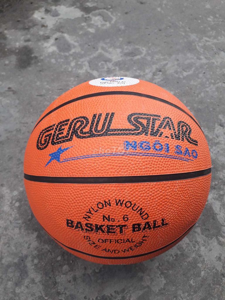 Bóng rổ GERUL STAR No.6 Nylon Cam. Mua bán Đồ thể thao, Dã ngoại tại Quận 11 Tp Hồ Chí Minh được đăng bởi Tu Huynh hình 1