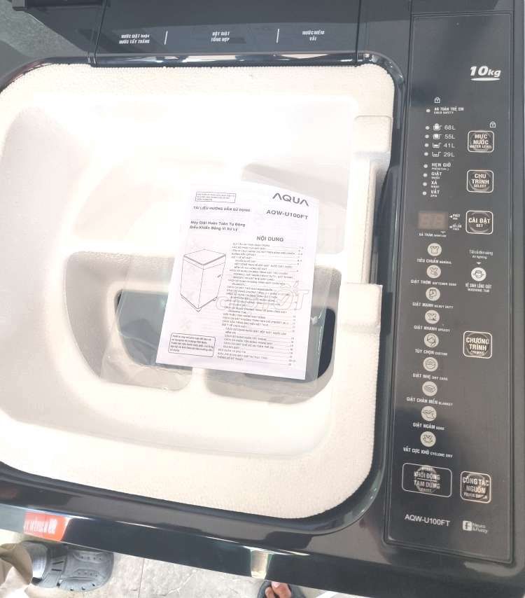 Máy giặt Aqua lồng đứng 10kg new 100% giá rẻ