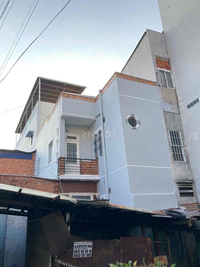 Nhà Mới 1 trệt 1 lầu, 2PN 2VS - Âu Cơ P9 Quận Tân Bình