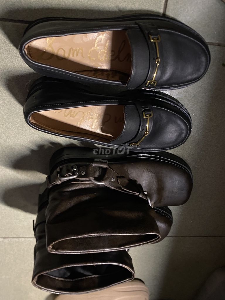 Giày lười Nữ Da Đen 37.5-38. Mua bán Giày dép tại Quận Tân Bình Tp Hồ Chí Minh được đăng bởi Mai Ngô Trần Ngọc hình 1