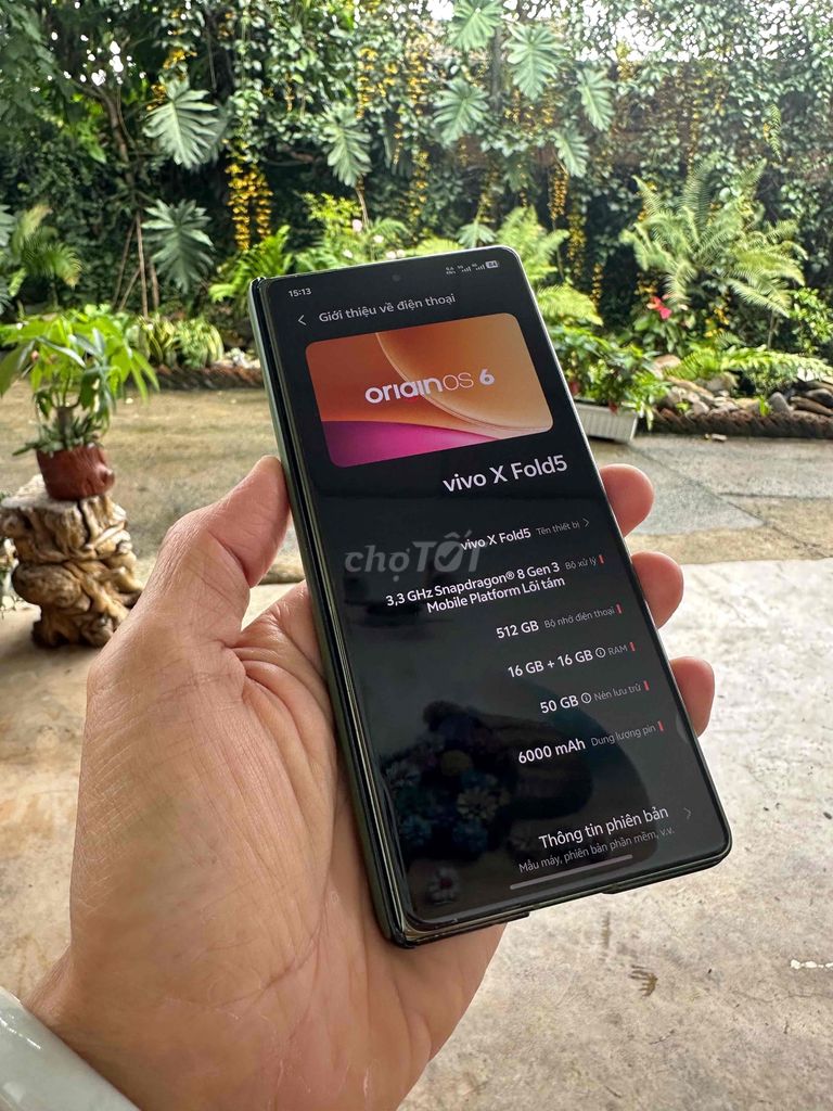 Vivo X Fold 5 512GB Máy zin nguyên bản. Mua bán Điện thoại tại Thành phố Bảo Lộc Lâm Đồng được đăng bởi Nguyễn Scoopy hình 1