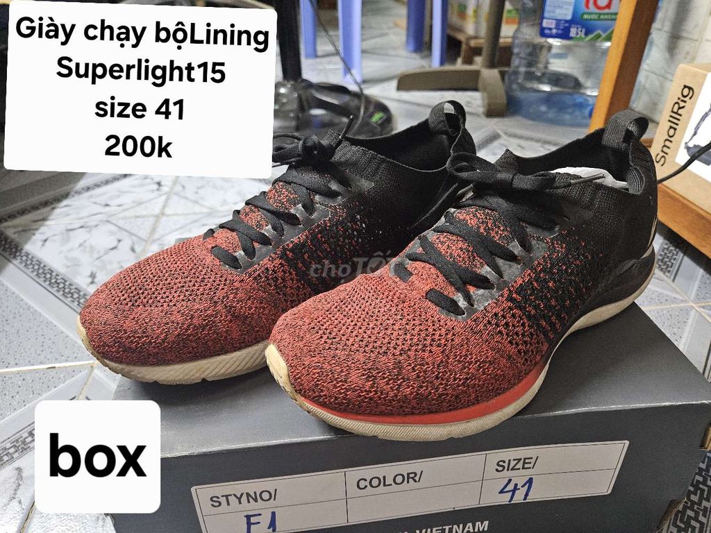 Giày chạy bộ Lining Superlight 15 size 41