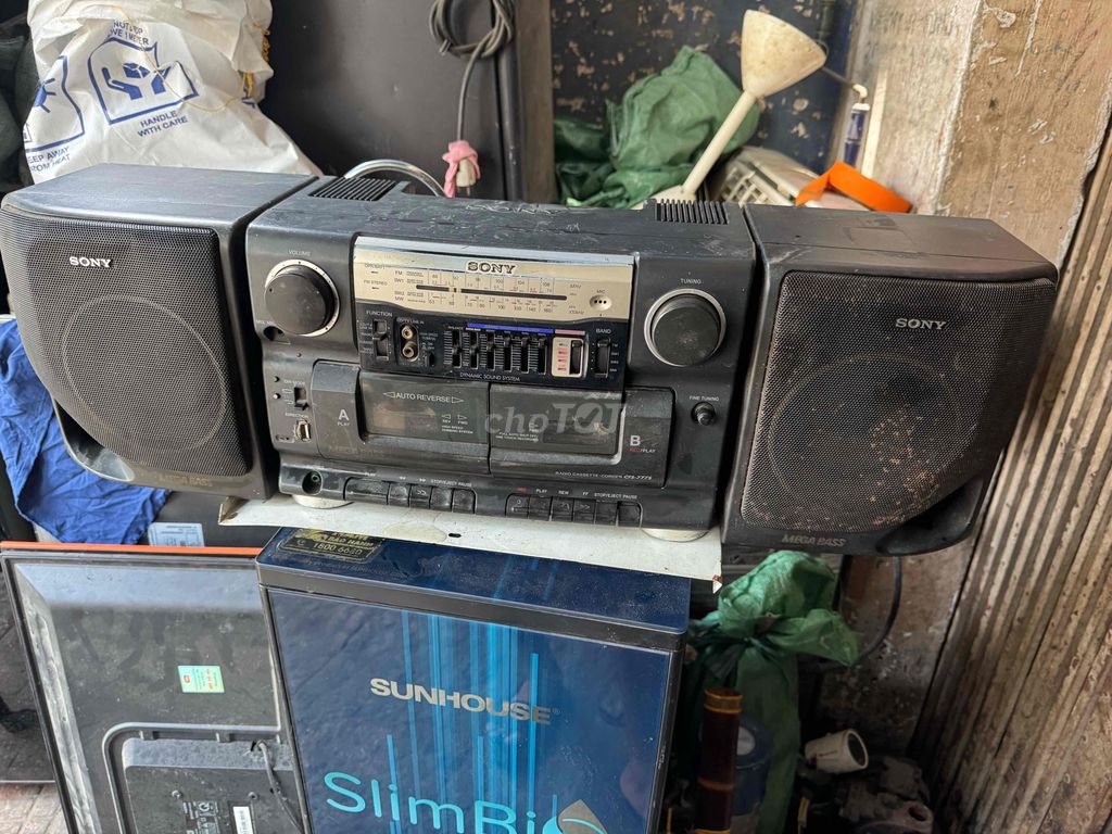 Đài Radio Cassette Sony CFS-777S Đen. Mua bán Tivi, Âm thanh tại Quận Gò Vấp Tp Hồ Chí Minh được đăng bởi Anh Thanh hình 1