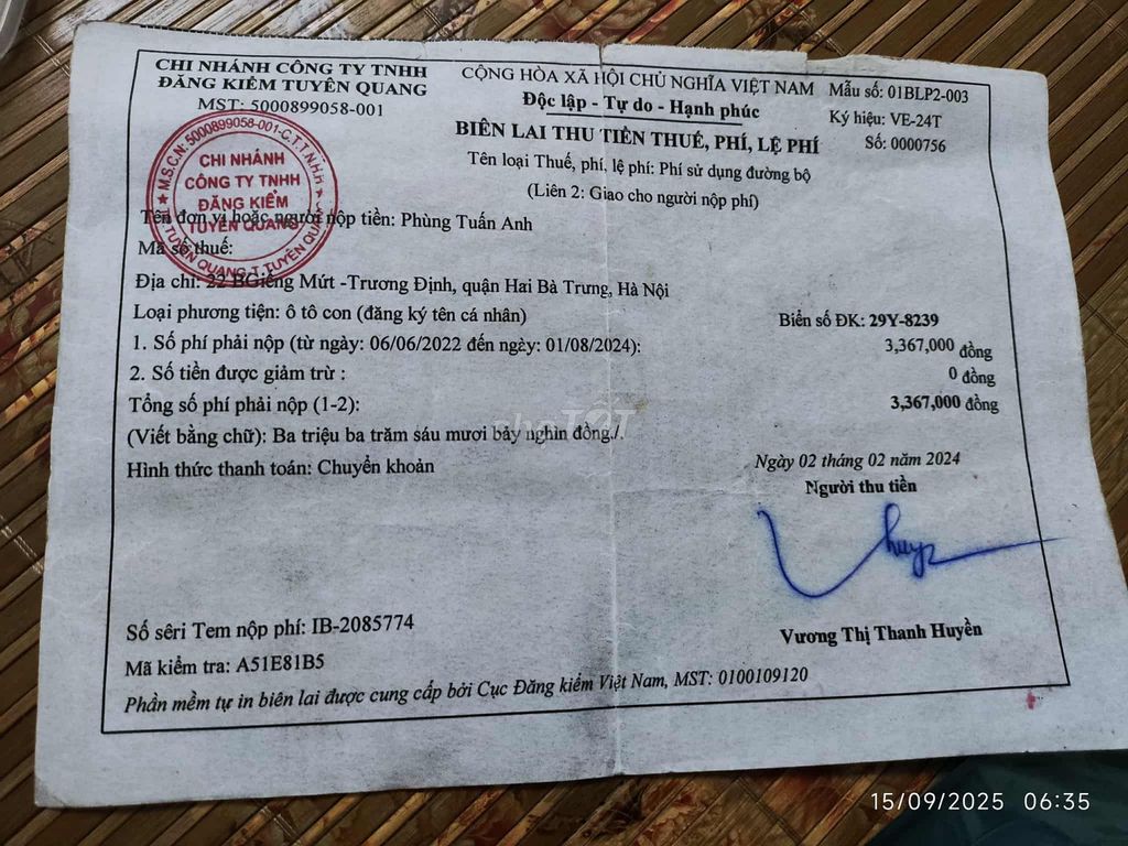 Daewoo Matiz 20*** km. Mua bán Ô tô tại Huyện Gia Lâm Hà Nội được đăng bởi Ngọc Ánh hình 8