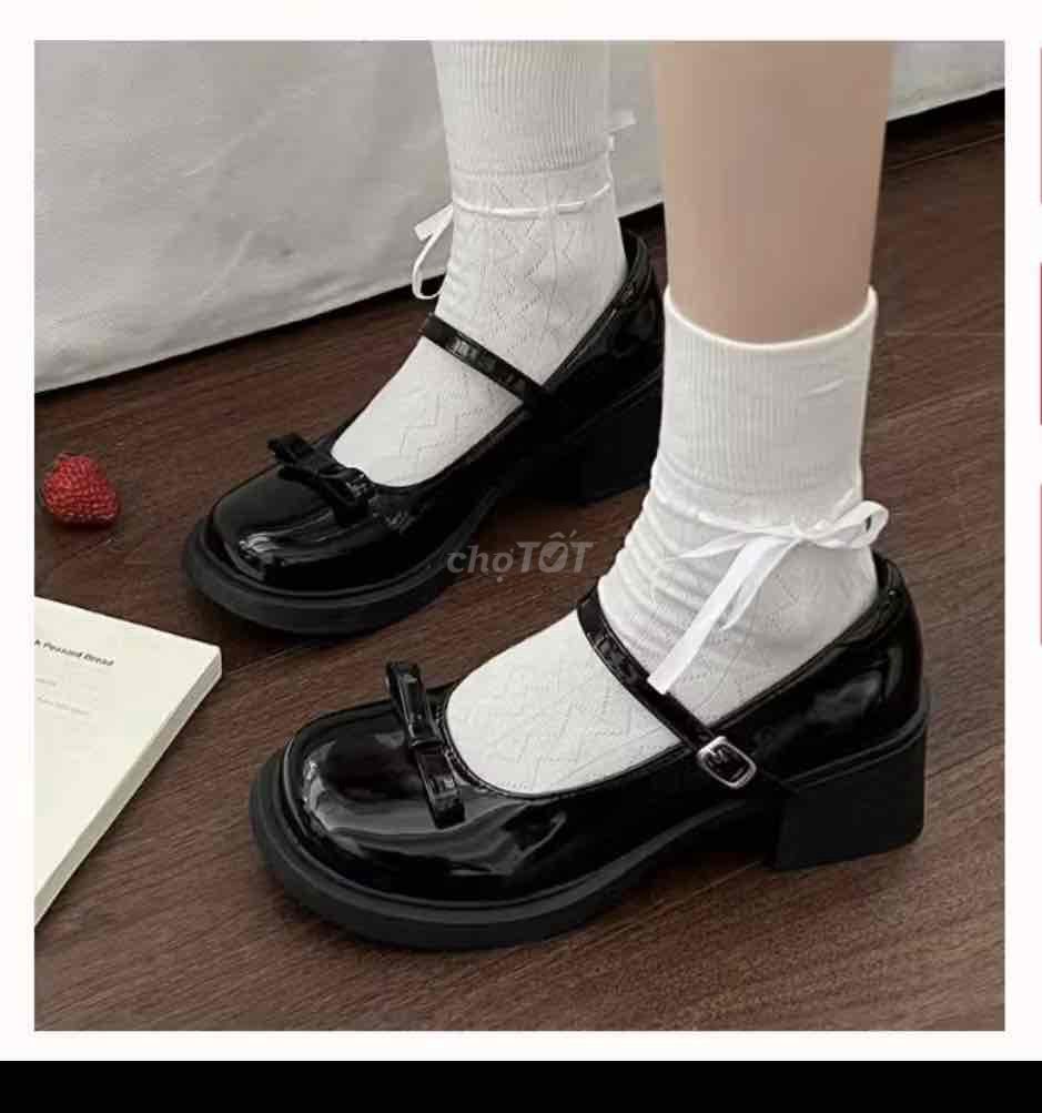 Giày búp bê Nữ Da bóng Khóa cài Đen. Mua bán Giày dép tại Quận Hải Châu Đà Nẵng được đăng bởi john smoth hình 1