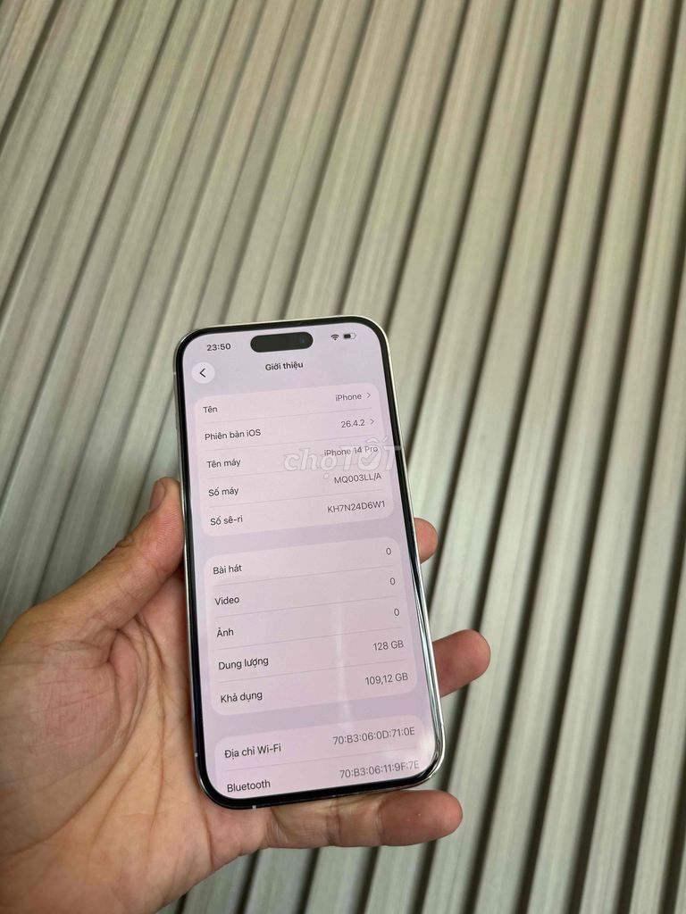 iPhone 14pro trắng zin full. Mua bán Điện thoại tại Thành phố Thuận An Bình Dương được đăng bởi Thành Nguyễn hình 1