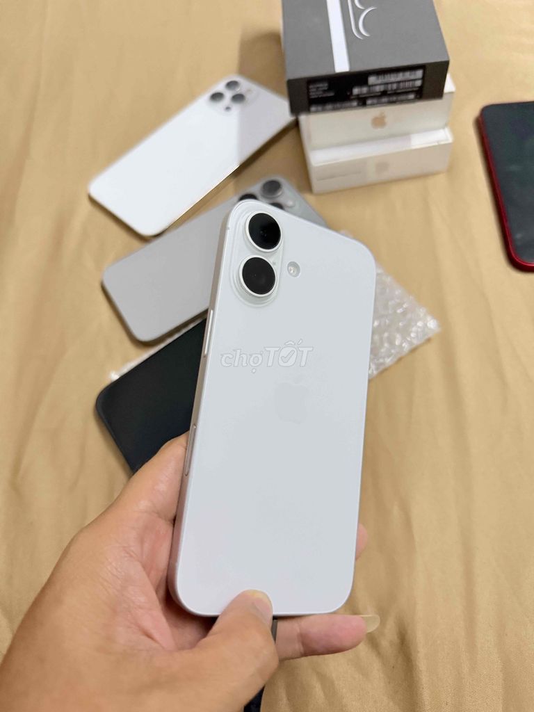 iPhone 16 256GB Trắng Hàn  pin cao 93. Mua bán Điện thoại tại Thành phố Thủ Đức Tp Hồ Chí Minh được đăng bởi Minh Sang Store Góp Bao Nợ Xấu hình 1