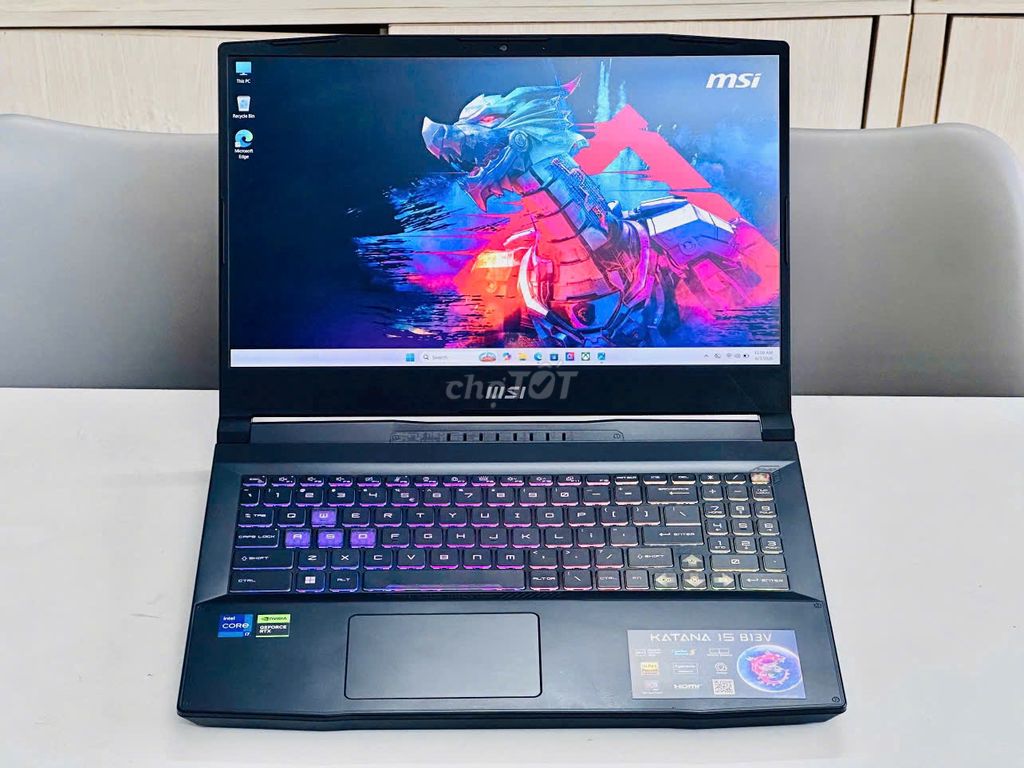 MSI Katana 15 Core i7 13620H RTX 4050 Hãng 3 2027. Mua bán Laptop tại Quận Hải Châu Đà Nẵng được đăng bởi LAPTOP CỦ GIÁ RẺ ĐÀ NẴNG hình 1