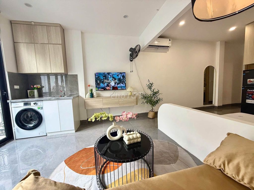 Cho thuê căn hộ 1N1K trung tâm, 75 Cầu Đất, 12tr