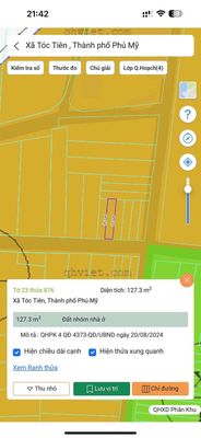 Bán ngay lô đất tại phường Tóc Tiên, dt5x25 giá cực tốt.. Mua bán Đất tại Thị xã Phú Mỹ Bà Rịa - Vũng Tàu được đăng bởi Em Minh Phú Mỹ