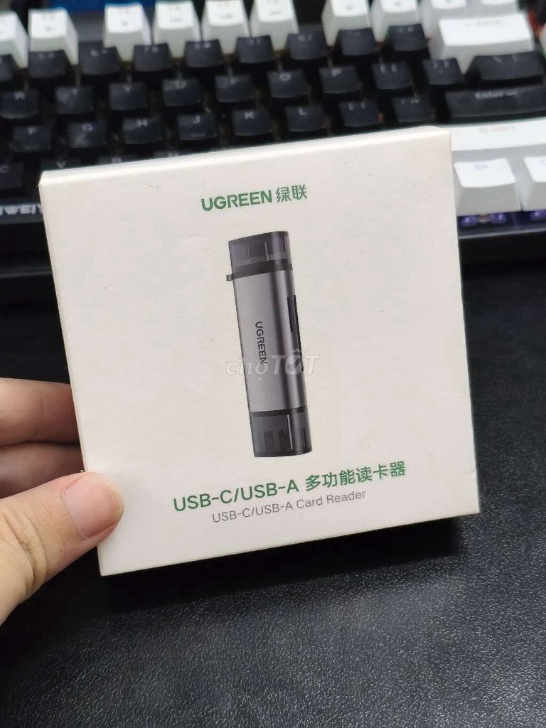 Đầu đọc thẻ UGREEN Xám USB-C/USB-A. Mua bán Phụ kiện (Màn hình, Chuột...) tại Quận Hà Đông Hà Nội được đăng bởi Đức Anh hình 1