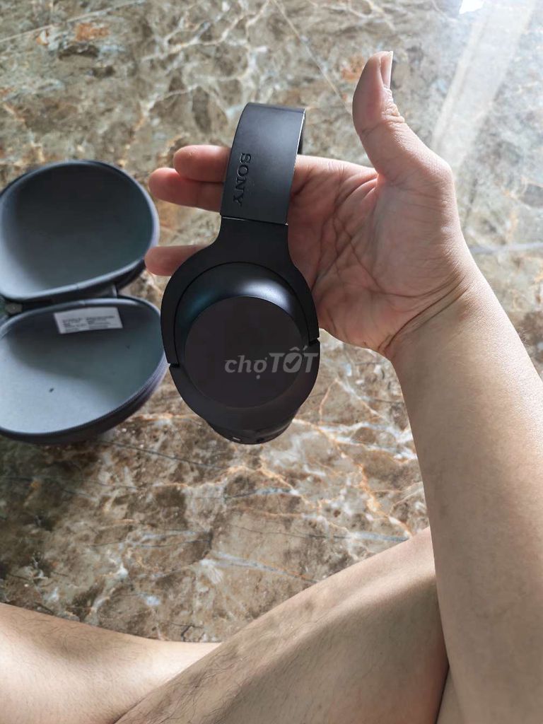 Tai nghe Sony MDR-100ABN Chống ồn Đen. Mua bán Tivi, Âm thanh tại Huyện An Dương Hải Phòng được đăng bởi Đỗ Đắc Vĩnh hình 1