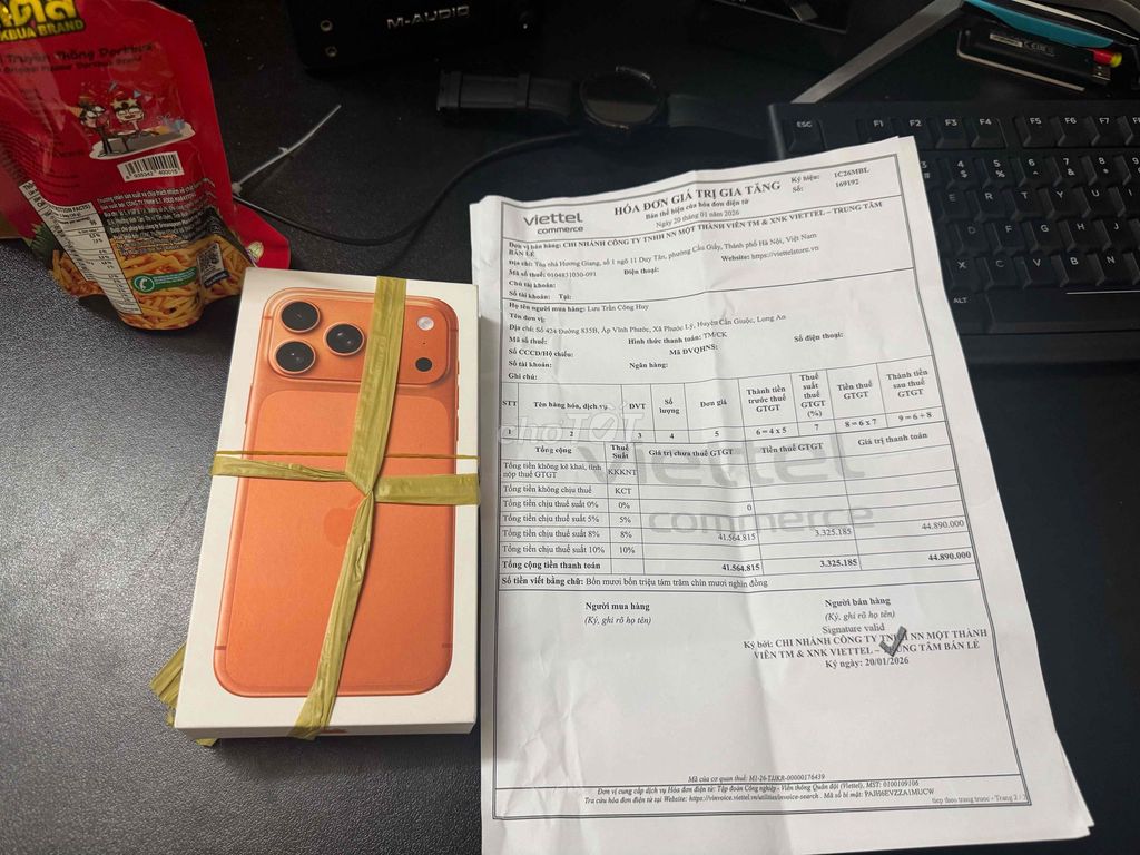 Apple iPhone 17 Pro Max 512GB Cam. Mua bán Điện thoại tại Quận Thanh Khê Đà Nẵng được đăng bởi Huân hình 1