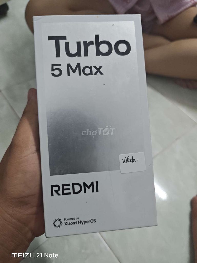  Redmi Turbo 5 Max Trắng nrwseal. Mua bán Điện thoại tại Quận Phú Nhuận Tp Hồ Chí Minh được đăng bởi Huỳnh Quý hình 1