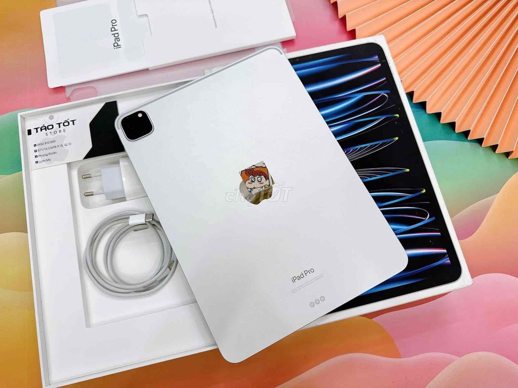 Ipad pro m2 128g trắng 11in p97% zin all fulbox. Mua bán Máy tính bảng tại Quận 10 Tp Hồ Chí Minh được đăng bởi Lynh My Apple  hình 1
