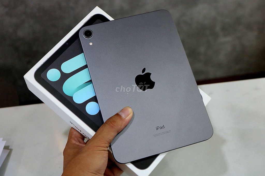 IPad Mini 6 Chính Hãng , Sạc 13L , Pin zin 100%