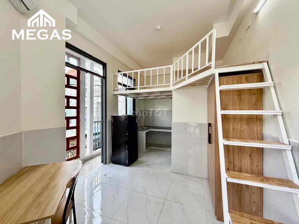 Duplex Ban Công Full Nội Thất Ngay Chợ Hạnh Thông Tây