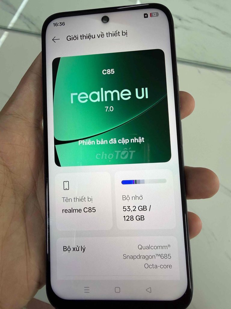 Realme C85 8GB/128GB Đen. Mua bán Điện thoại tại Quận 8 Tp Hồ Chí Minh được đăng bởi Quang Huy hình 1