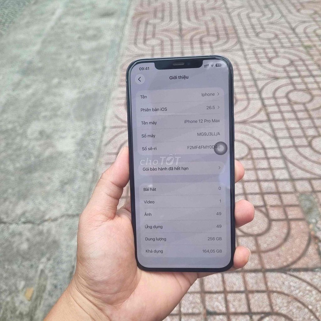 iPhone 12 Pro Max 256GB Xanh 98%. Mua bán Điện thoại tại Thành phố Châu Đốc An Giang được đăng bởi Hải Đăng hình 1
