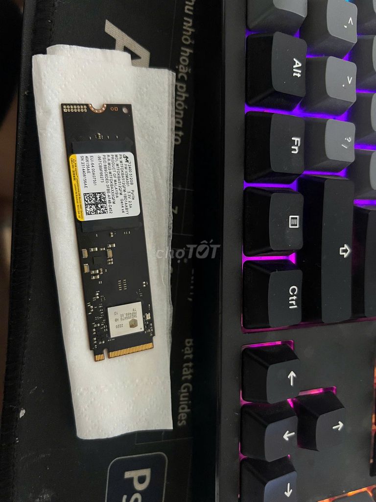 Ổ cứng SSD Micron gen 4 512GB. Mua bán Linh kiện (RAM, Card...) tại Quận Hà Đông Hà Nội được đăng bởi Mr Leo Computer hình 1