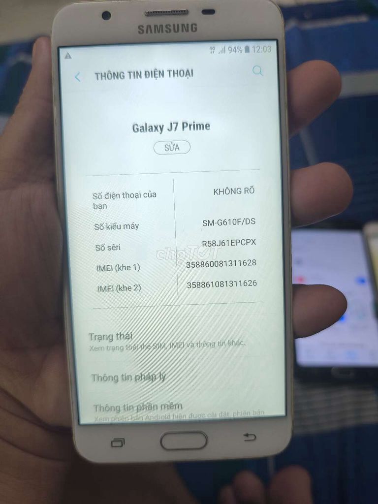 Samsung j7 titok Zalo face OK pin trâu .. Mua bán Điện thoại tại Quận 1 Tp Hồ Chí Minh được đăng bởi trùm giá rẻ hình 3