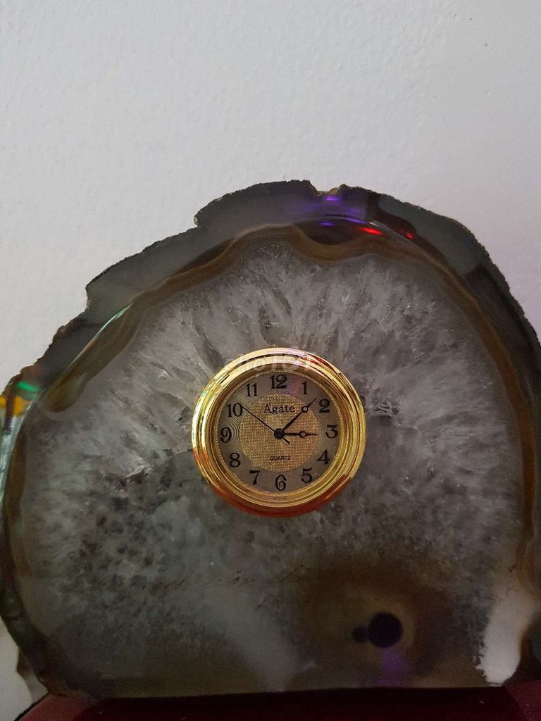 Đồng hồ để bàn Đá mã não Xám. Mua bán Nội thất, đồ gia dụng khác tại Quận 8 Tp Hồ Chí Minh được đăng bởi Nguyen thinh hình 1