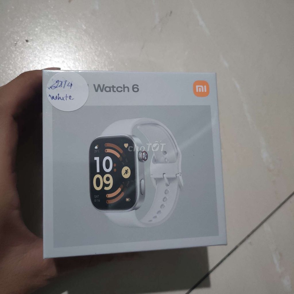 Xiaomi Redmi Watch 6 Trắng. Mua bán Thiết bị đeo thông minh tại Thành phố Dĩ An Bình Dương được đăng bởi Điện thoại giá tốt hình 1