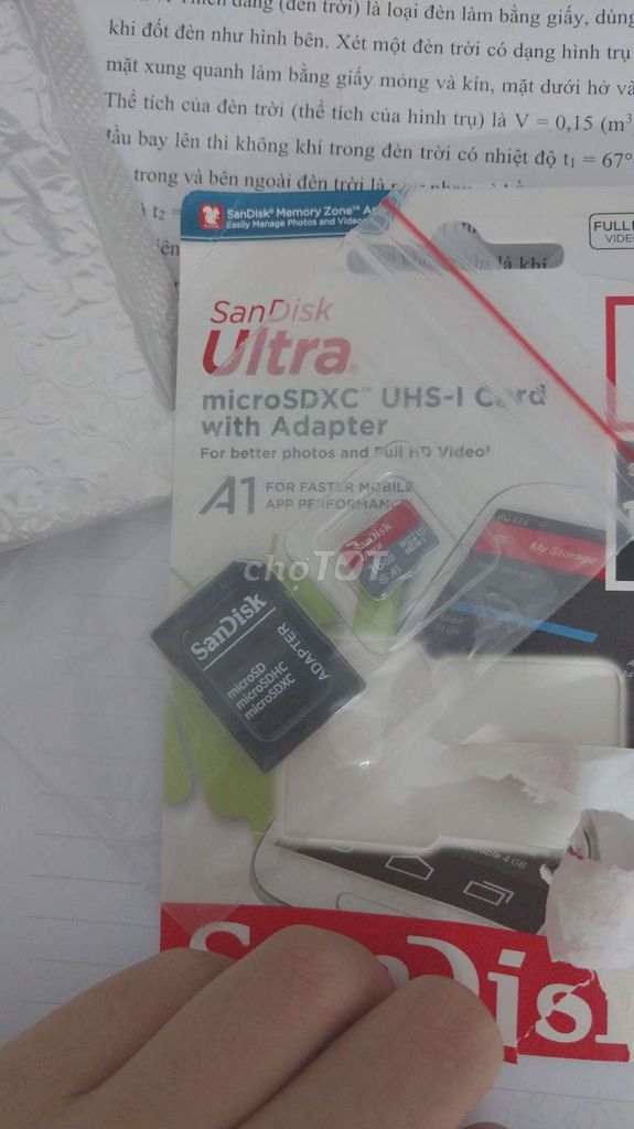 Thẻ nhớ Micro SD SanDisk 16GB Mới. Mua bán Phụ kiện (Màn hình, Chuột...) tại Huyện Thanh Oai Hà Nội được đăng bởi Nguyễn Khánh hình 1