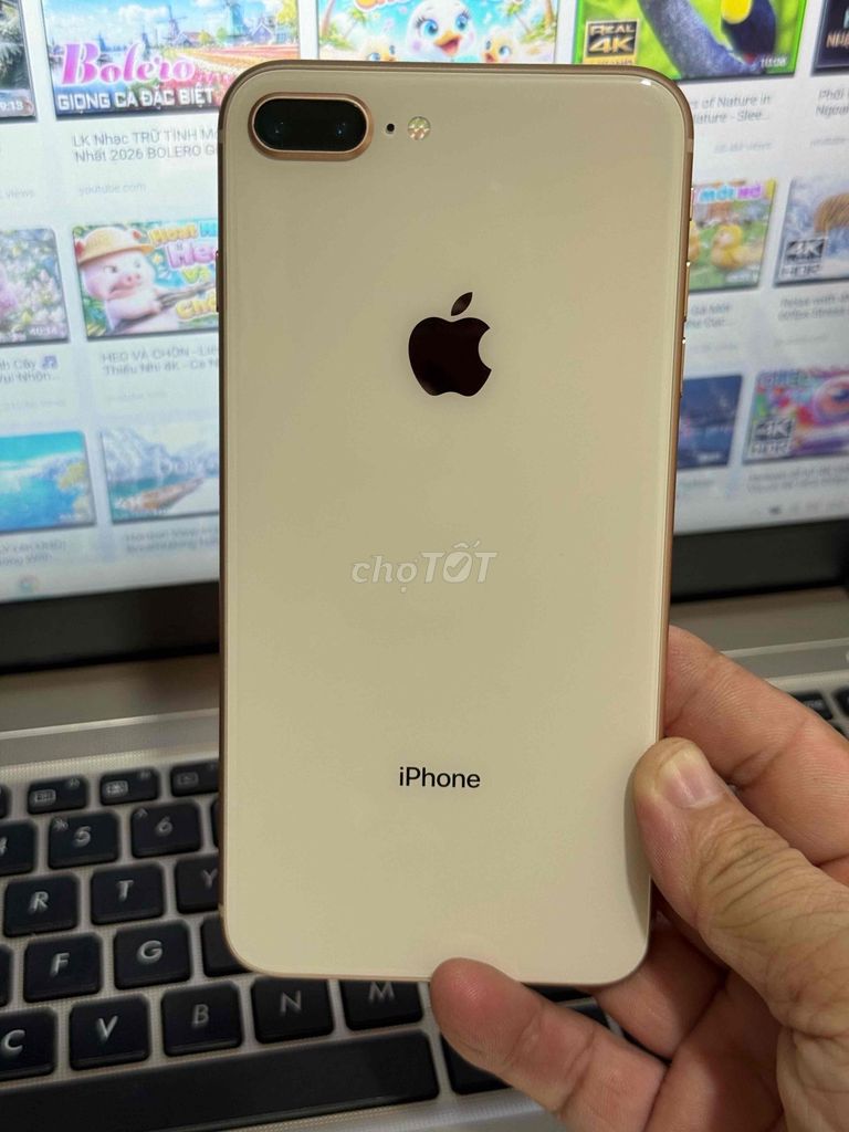 Apple iPhone 8 Plus 64GB Vàng. Mua bán Điện thoại tại Huyện Hóc Môn Tp Hồ Chí Minh được đăng bởi Sonle hình 1