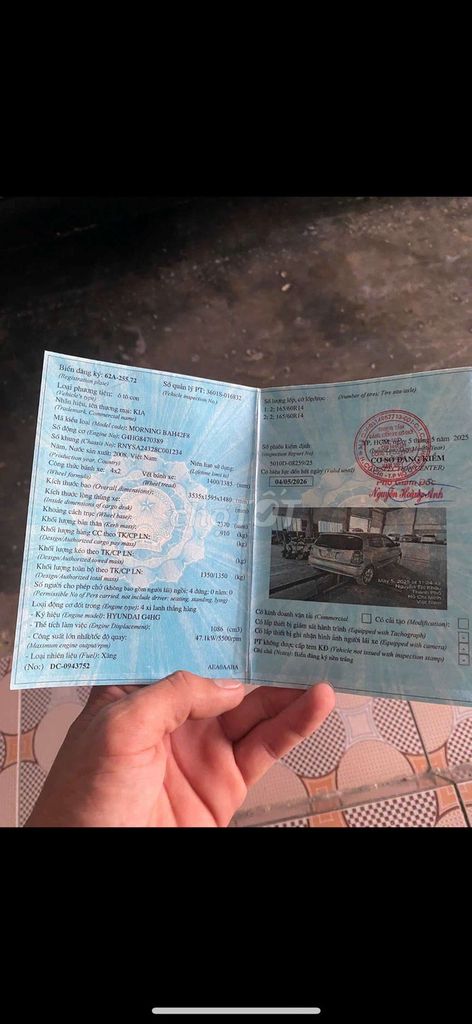 Cần bán xe nhà Kia Morning 2008 SLX 1.0 MT. Mua bán Ô tô tại Huyện Hóc Môn Tp Hồ Chí Minh được đăng bởi TRỌNG PHÚ hình 6