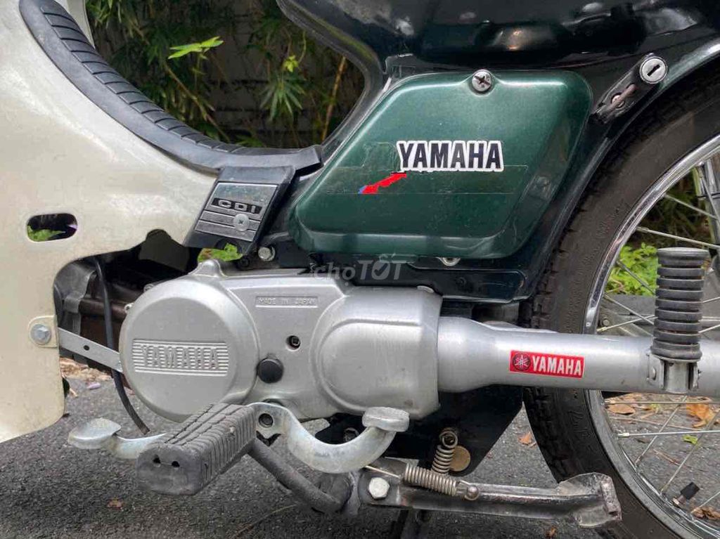 Xe số Yamaha 80cm3 Xanh Trắng Nhật Bản