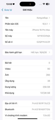 CẦN BÁN 16PRM ĐỂ LÊN ĐỜI. Mua bán Điện thoại tại Huyện Tuy Đức Đắk Nông được đăng bởi Lê Văn Thịnh