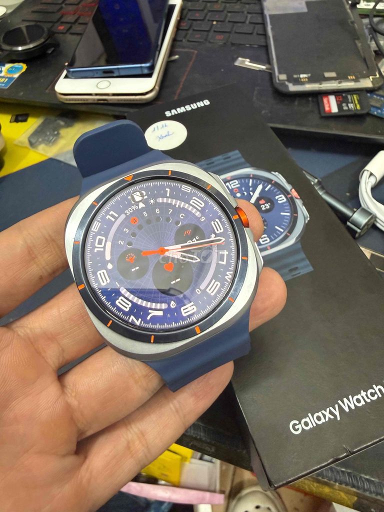 Samsung Watch Ultra 2025 LTE Xám, Xanh 99%. Mua bán Thiết bị đeo thông minh tại Quận Ba Đình Hà Nội được đăng bởi Mr Cường hình 1